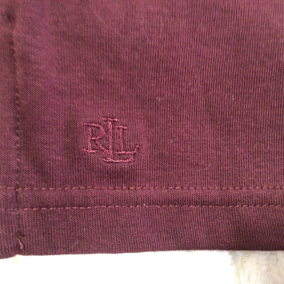 Lauren Ralph Lauren Velvet-Trim Boatneck Top - Picture 7 of 11